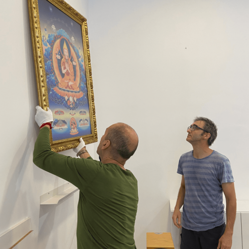 Voluntarios trabjando